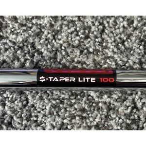 KBS S-Taper Lite 100 Iron Shaft .370 Tip Stiff Lamkin Midsize Grip